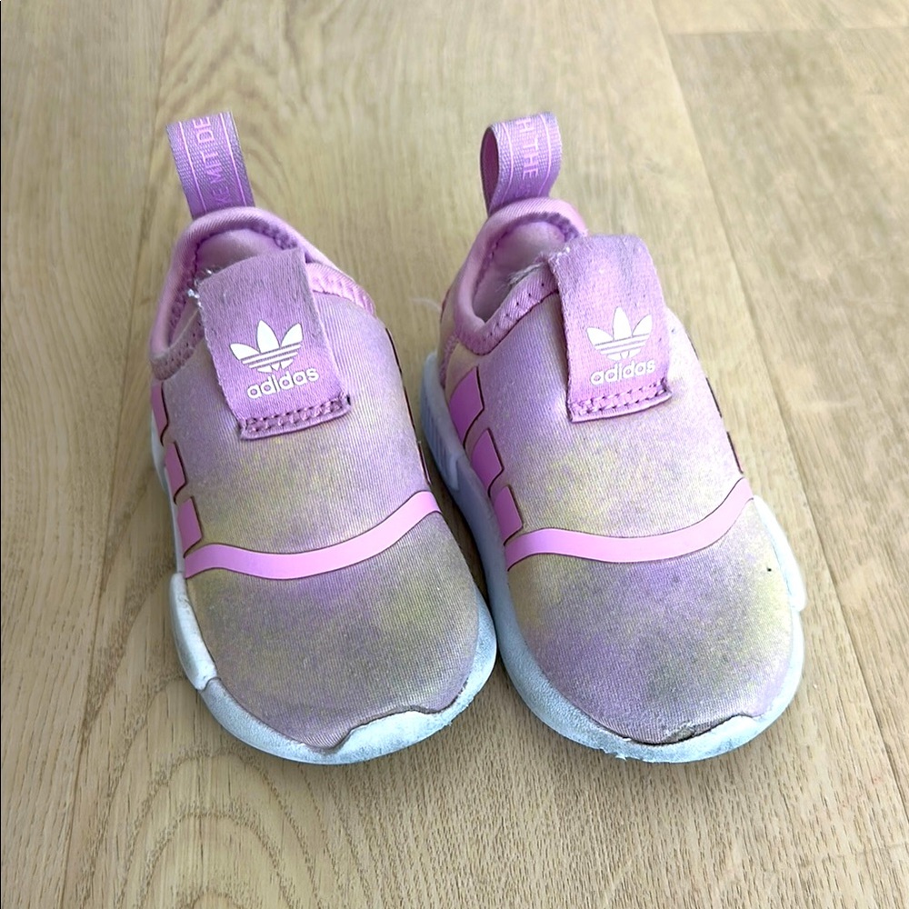 Adidas Purple Toddler Slip-On Sneakers 5K